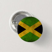 Jamaica Flag - Proud Jamaicans - Rasta Button 缶バッジ (正面&裏面)