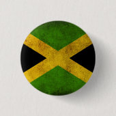 Jamaica Flag - Proud Jamaicans - Rasta Button 缶バッジ (正面)