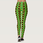 Jamaica Flag - Proud Jamaicans - Yoga Leggins レギンス (裏面)