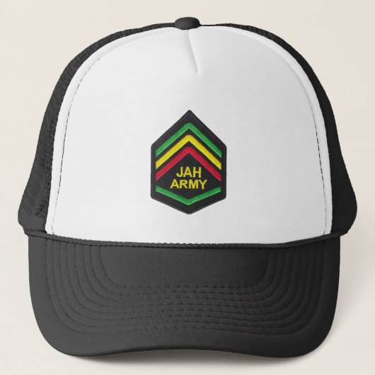 Jamaica Flag Rasta Reggae Roots Trucker Cap キャップ (正面)