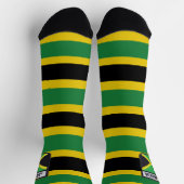 Jamaica Flag Socks Proud Jamaicans Rasta Roots ソックス (上部)