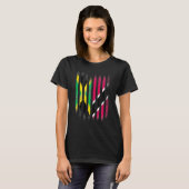 Jamaica Flag Trinidad&Tobago Grown Country Flags S Tシャツ (正面フル)