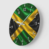 Jamaica Flag Watch 2026 ラージ壁時計 (傾斜)