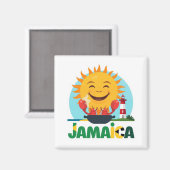 Jamaica happy マグネット (正面/裏面)