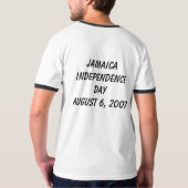JAMAICA/INDEPENDENCE 2007年で生まれて下さい Tシャツ (裏面)