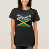 Jamaica Is Calling And I Must Go Jamaican Roots Va Tシャツ (正面)