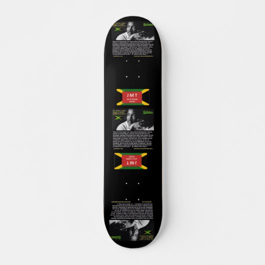JAMAICA MLK 7 3/4" スケートボードデッキ (正面)
