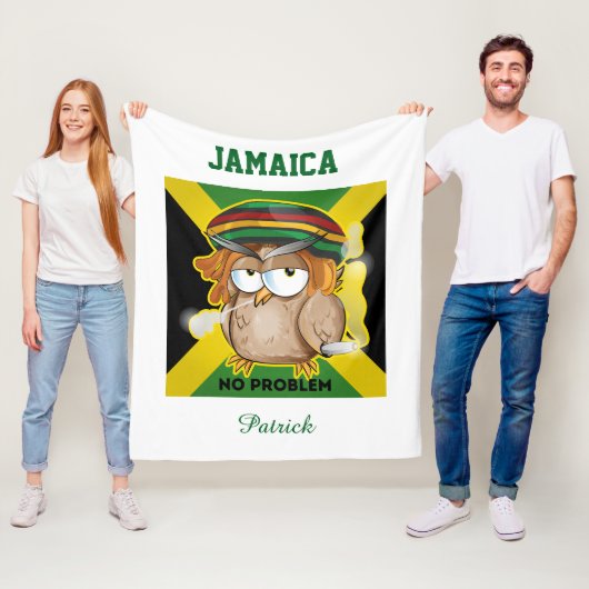 Jamaica No Problem 名前入り フリースブランケット (インサイチュ)