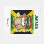 Jamaica No Problem 名前入り フリースブランケット (正面(横))