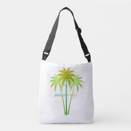 Jamaica palm trees クロスボディバッグ
