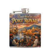 Jamaica pirate week flask フラスク (正面)