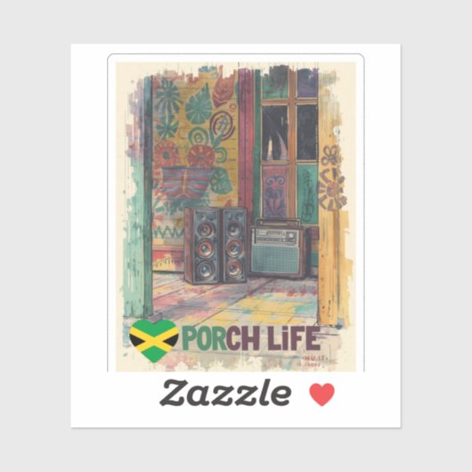 Jamaica porch life  シール (シート)