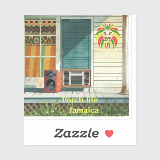 Jamaica porch life  シール (シート)