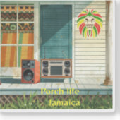 Jamaica porch life  シール (正面)