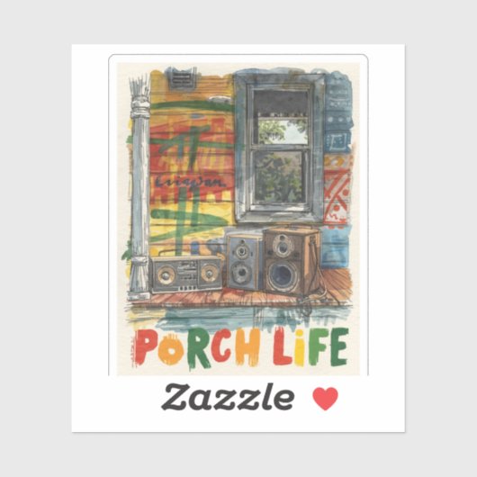 Jamaica porch life  シール (シート)