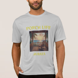 Jamaica Porch life morning sunrise Tシャツ