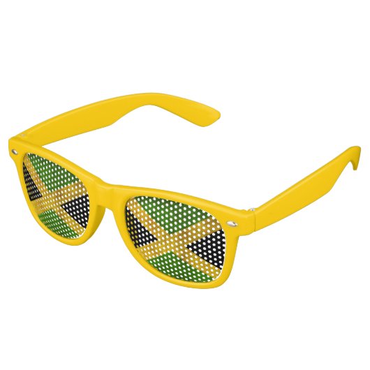 Jamaica Proud Jamaicans - Reggae Party Sunglasses レトロサングラス (アングル)