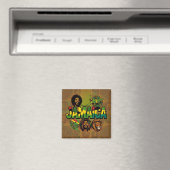 Jamaica proud magnet with jamaican colors マグネット (インサイチュ (食洗機))