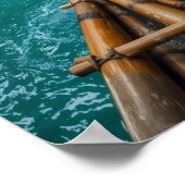 Jamaica river rafting ポスター (角)