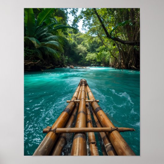 Jamaica river rafting ポスター (正面)