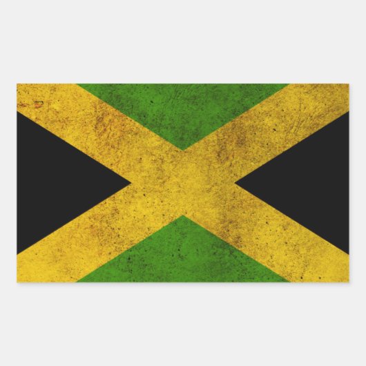 Jamaica Sticker - Proud Jamaicans 長方形シール (正面)