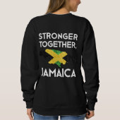Jamaica Strong Hurricane Melissa Support スウェットシャツ (裏面)