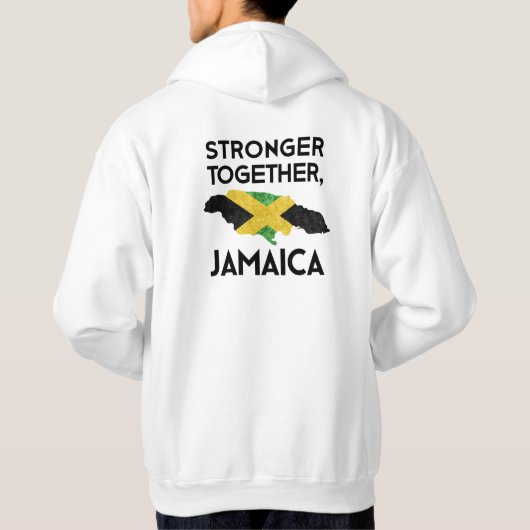 Jamaica Strong Hurricane Melissa Support Tee パーカ (裏面)