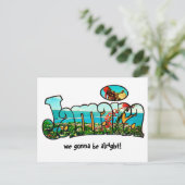 Jamaica Strong Postcard ポストカード (スタンド正面)