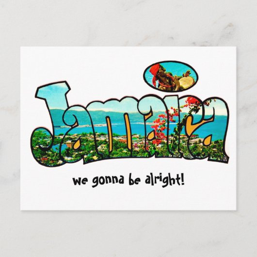 Jamaica Strong Postcard ポストカード (正面)