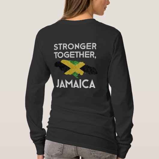 Jamaica Strong – Standing Together After Hurricane Tシャツ (裏面)