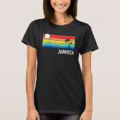 Jamaica Sunset Design Jamaican Island Vacation Jam Tシャツ (正面)