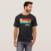 Jamaica Sunset Design Jamaican Island Vacation Jam Tシャツ (正面フル)