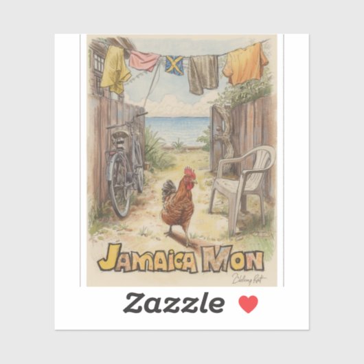 Jamaica tropical charm シール (シート)