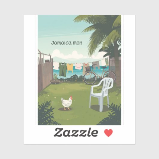 Jamaica tropical charm シール (シート)