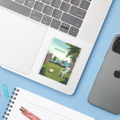 Jamaica tropical charm シール (ノートパソコンとiPhone)