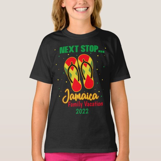 Jamaica Vacation Next Stop Jamaica Group Matching  Tシャツ (正面)