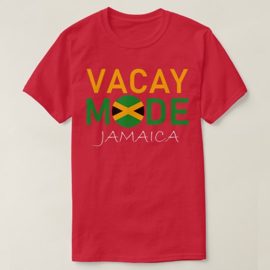 Jamaica Vacay Mode Cruise Vacation Group Matching  Tシャツ (デザイン正面)