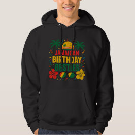 Jamaican Birthday Besties Vacation Matchin Hoodie パーカ