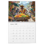 Jamaican calendar カレンダー (1月 2027)