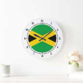 Jamaican flag ラージ壁時計 (ホーム)