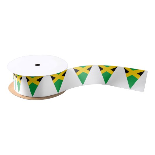 Jamaican Flag Bunting Style Cake サテンリボン (リール)