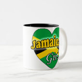 Jamaican Girl ツートーンマグカップ (正面右)