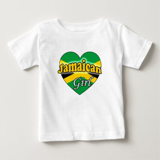 Jamaican Girl ベビーTシャツ (正面)