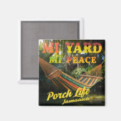 jamaican MI yard Mi peace マグネット (正面/裏面)
