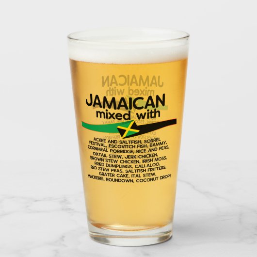 Jamaican Mixed With Jamaica Proud  タンブラーグラス (ドリンク裏面)