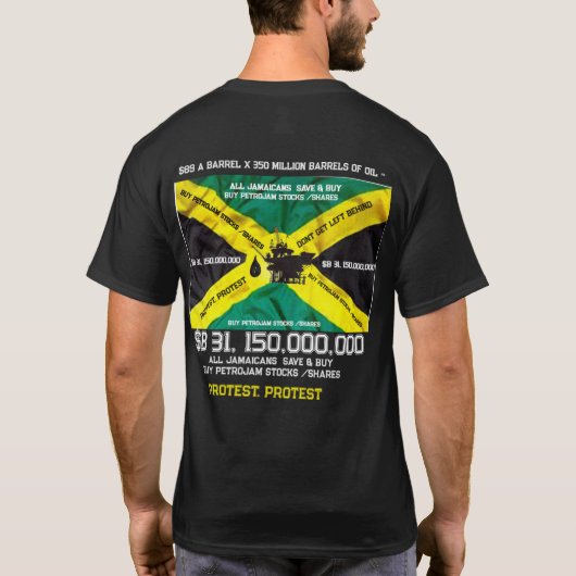 JAMAICAN OIL Tシャツ (裏面)