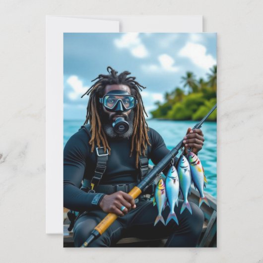 Jamaican spear fisherman シーズンカード (正面)