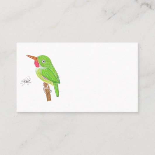 JAMAICAN TODY 名刺 (正面)