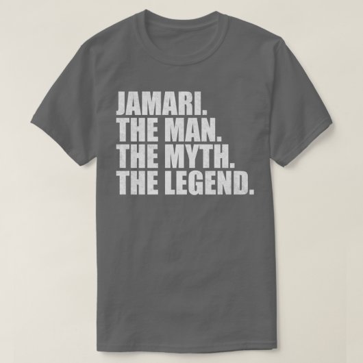 JamariJamari名Jamari与え名 Tシャツ (デザイン正面)
