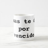 Jamas te des por vencido コーヒーマグカップ (中央)